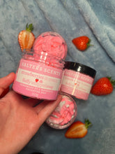 Load image into Gallery viewer, Strawberries &amp; Cream 120g Whipped Soap, Sweet Whipped Soap, Whipped Body Wash
