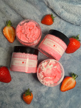 Load image into Gallery viewer, Strawberries &amp; Cream 120g Whipped Soap, Sweet Whipped Soap, Whipped Body Wash
