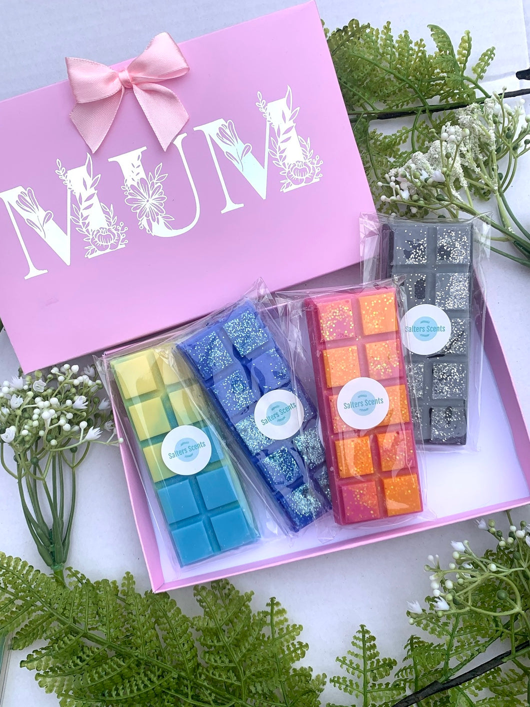 4 Bar Wax Melt Gift for Mum, Mothers Day Gift, Birthday Gift for Mum